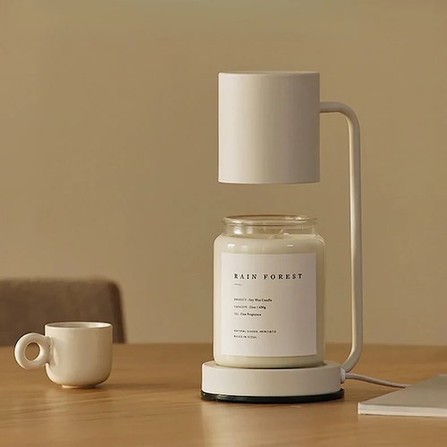 Candle warmer lamp with timer - candle,