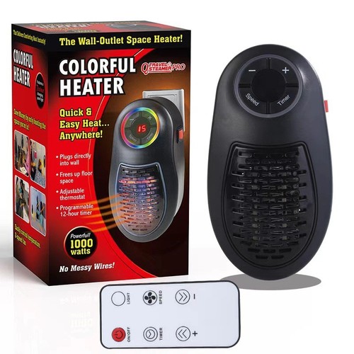 Plug electric heater - plug, in