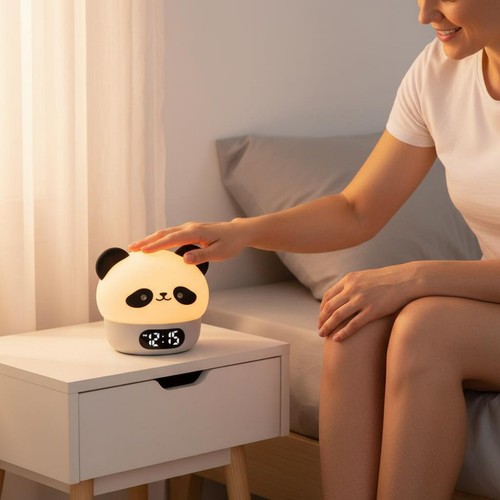 Panda night light timer - panda,