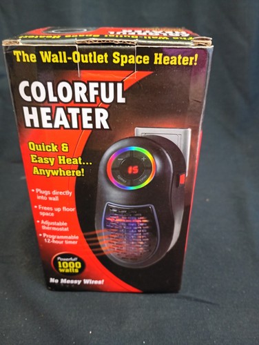 Colourful heater duo plug - plug, in