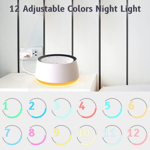 White noise machine - white,